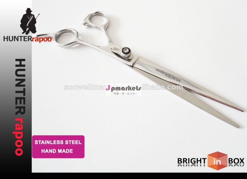 8.5" ペットかばんを持ってヘアカットはさみ、 ペットグルーミングステンレス鋼かみそりせん断、 カッティングエッジ曲げ問屋・仕入れ・卸・卸売り