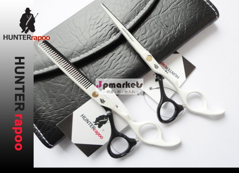 新製品! 5.5" プロの美容ヘアカットはさみせん断を薄くするscissor+1x1xかみそりセット、 黒と白の色400cjp問屋・仕入れ・卸・卸売り
