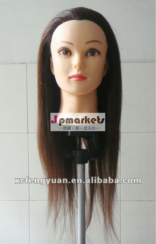 中国卸売新しい2014年トレーニングマネキンヘッド・製品女性のヘアスタイリングヘッド、 販売で製品の髪問屋・仕入れ・卸・卸売り
