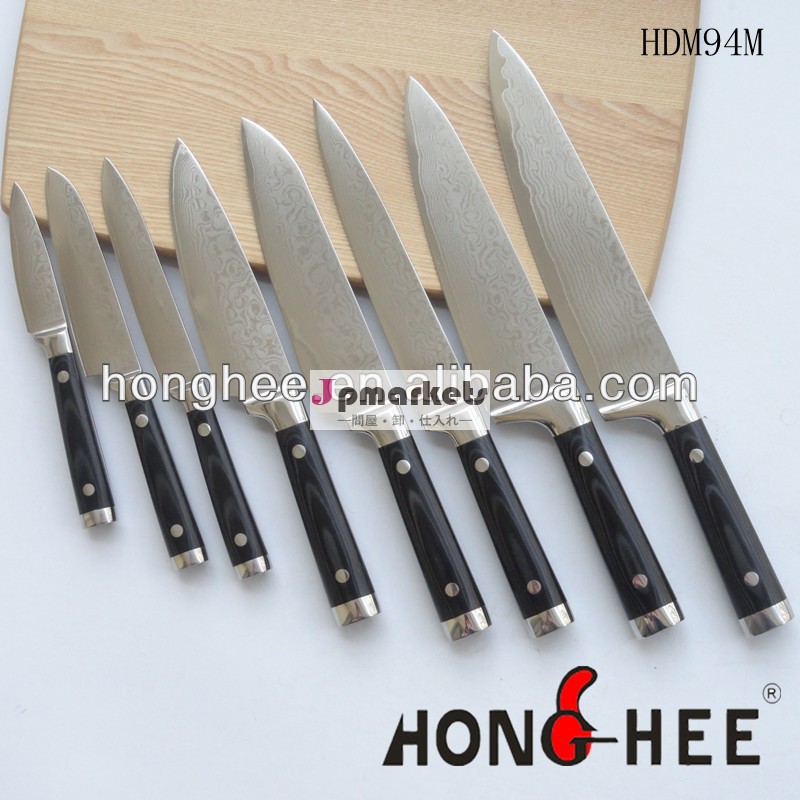 hdm94mmircartatinywaveパターンハンドルダマスカス包丁問屋・仕入れ・卸・卸売り