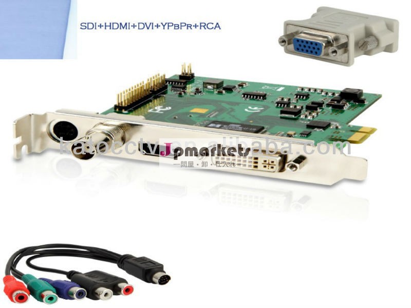 PCIe SDI HDMI DVI Ypbprのビデオキャプチャカードのビデオ横領者問屋・仕入れ・卸・卸売り
