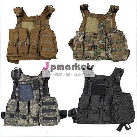 高- 品質600dオックスフォードの布キット戦術的なベスト戦術的な軍事戦闘チョッキ問屋・仕入れ・卸・卸売り