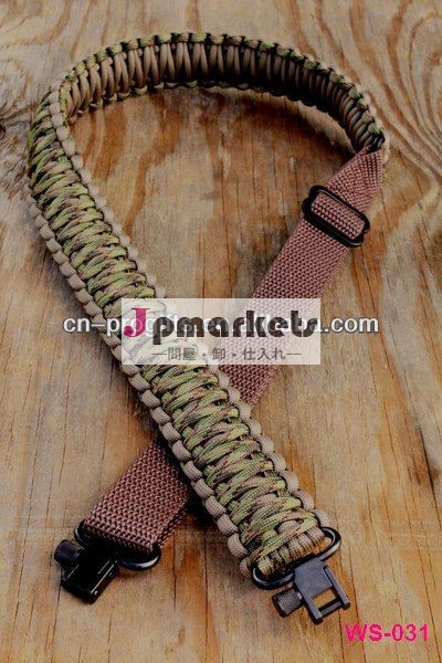 スタイルの黒狩猟射撃銃スリングparacordサービスポイント問屋・仕入れ・卸・卸売り