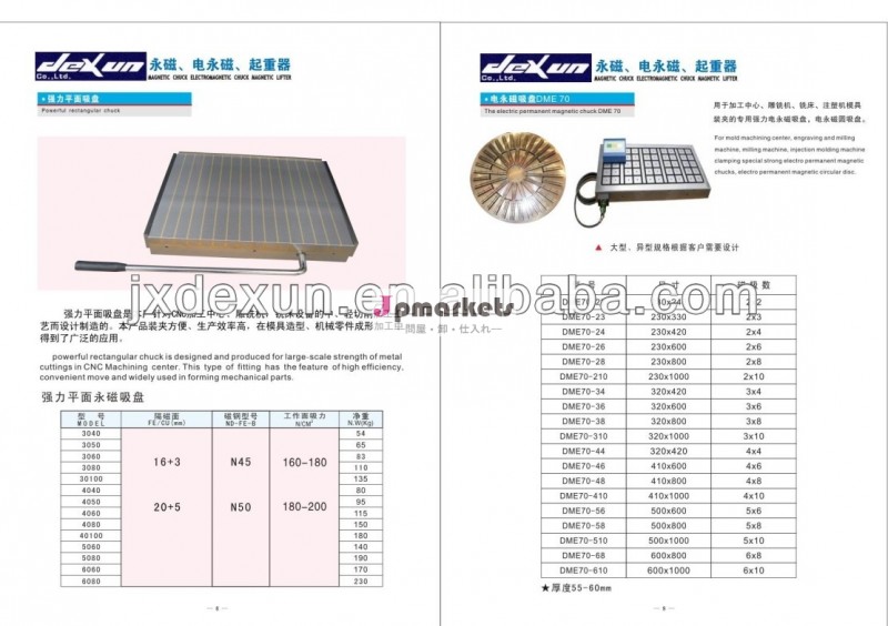 電磁チャック、 electromagneti、 磁気リフター問屋・仕入れ・卸・卸売り