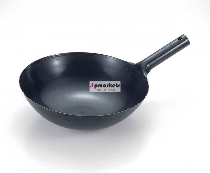 の鉄の中華鍋を33センチメートル( 12.99in) 高品質日本製問屋・仕入れ・卸・卸売り
