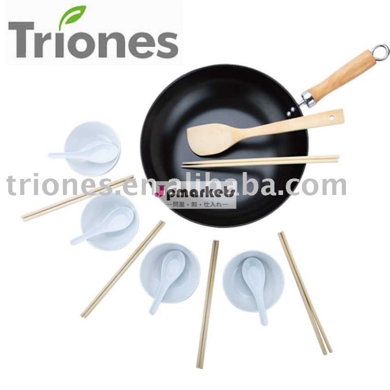 炭素鋼以外の- スティック中華鍋のセット( 調理器具セット) tr-as30問屋・仕入れ・卸・卸売り