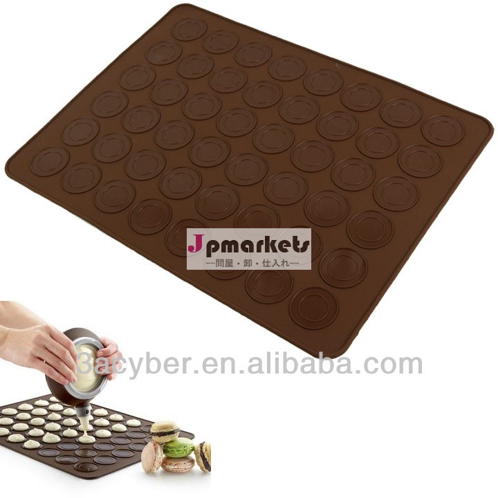 大29×39センチメートルシリコーンテフロン加工のベーキングシートのマットのためのdiyマカロン菓子ケーキのクッキー問屋・仕入れ・卸・卸売り