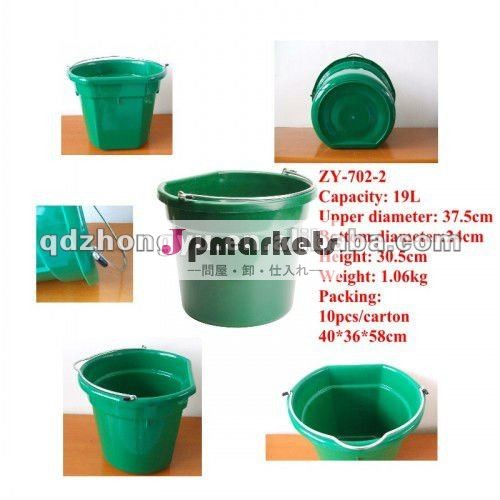 プラスチック製の馬の19リットルを供給牛の谷で、 フラットバック、 動物の餌のバケツ問屋・仕入れ・卸・卸売り