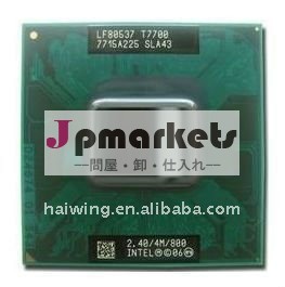 ラップトップのためのIntel T7700 SLA43 2.4G/4M/800MHz CPUプロセッサ問屋・仕入れ・卸・卸売り
