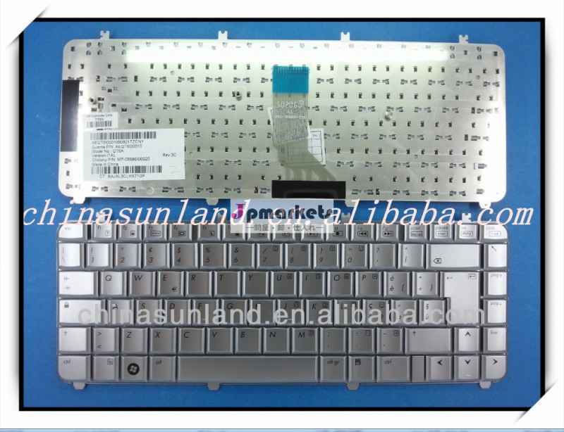 イタリアのラップトップキーボード深センdv5dv5tdv5zdv5-1000dv5-1100dv5-1200それ銀のラップトップのキーボード問屋・仕入れ・卸・卸売り