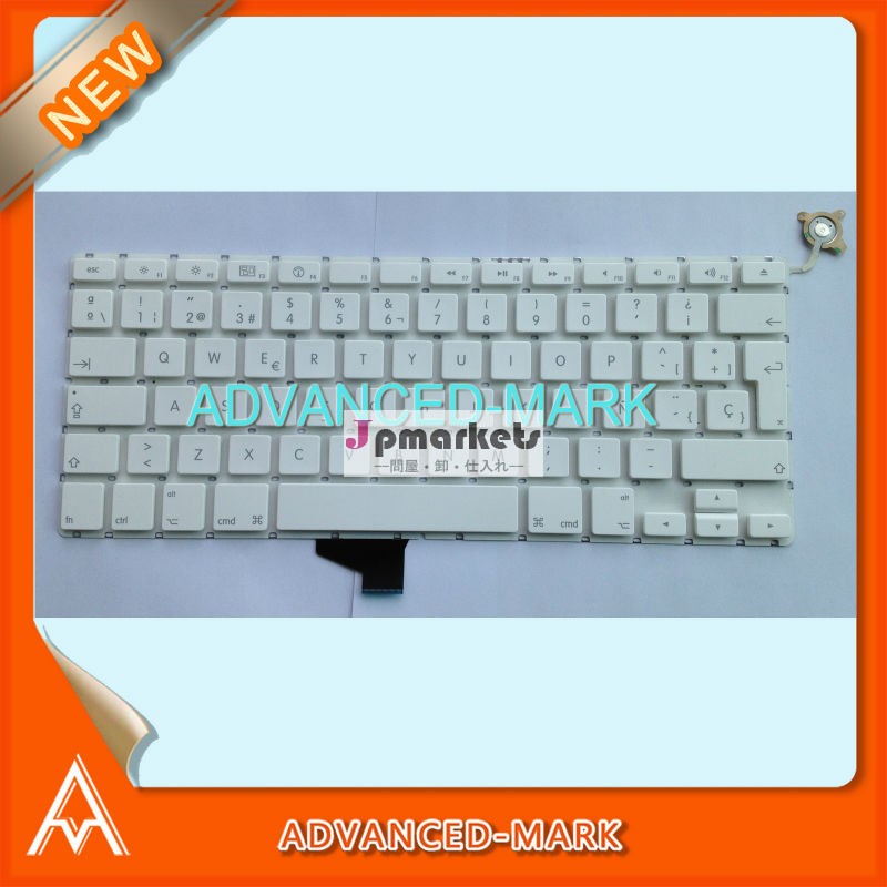 新しい! スペイン語レイアウトのキーボードスペインmacbookのユニボディの13" a1342mc516ll/amc207ll/aラップトップ、 白い色問屋・仕入れ・卸・卸売り