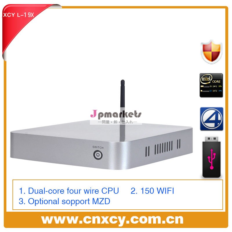 ミニpcとxcyl-19x融合e350amdデュアルコア1.6ghzのプロセッサ2gbram・8gbhdd、 どのようにwifihdmiミニシンクライアント販売問屋・仕入れ・卸・卸売り