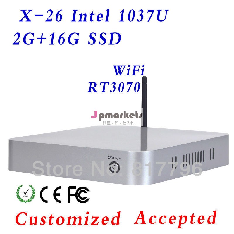 小さいスペース、 エネルギーx-26インテルc1037u16gbssd2gbramデスクトップpcデュアルコアarmlinuxのミニオーディオpcサポート、 ビデオ問屋・仕入れ・卸・卸売り