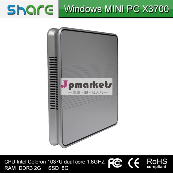 低コストx3700インテルの小型pc中国製、 2gラム、 8gssd、 windowsまたはlinux、 コールセンター用、 広告、 家庭での使用問屋・仕入れ・卸・卸売り