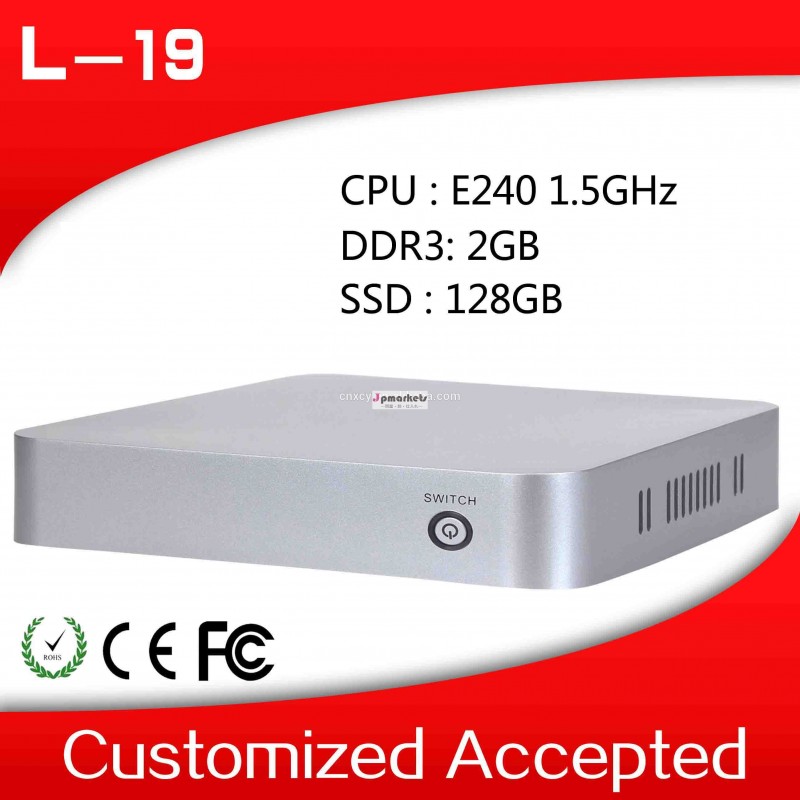 mini computer windows pc desktop micro pc linux 2G RAM 128G SSD 4*USB2.0 Video Resolution:1920*1080 facrory price問屋・仕入れ・卸・卸売り