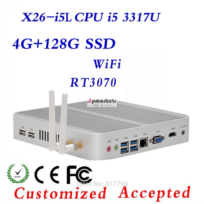 インテル3317ux86コンピュータ、 デスクトップコンピュータi5l、 xcyx26-i5l1080pファンレス組み込みpc問屋・仕入れ・卸・卸売り