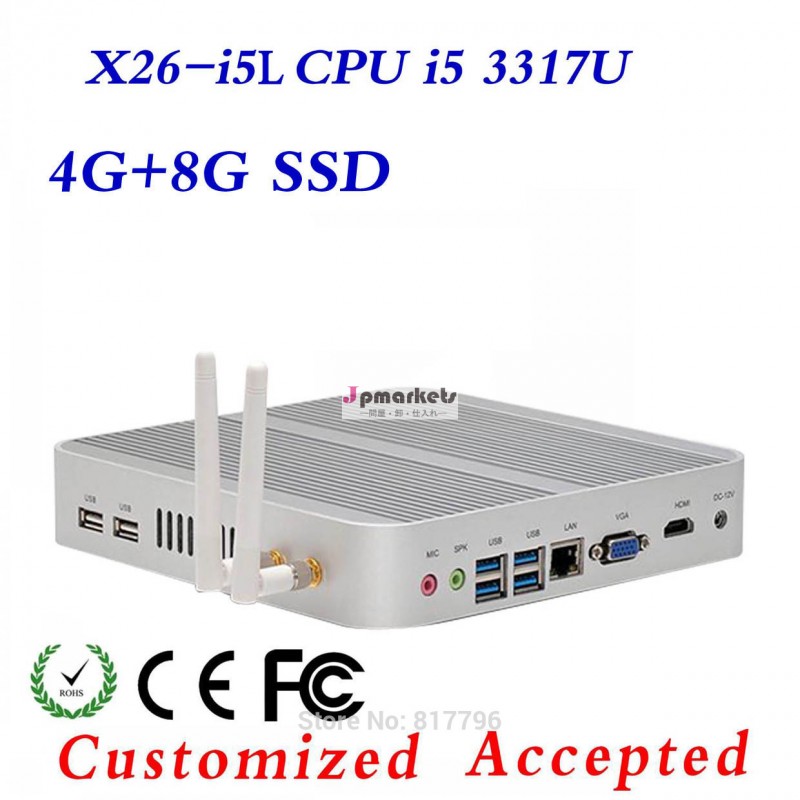 工業用ファンレスpc、 インテル3317uミニコンピュータ、 xcyx26-i5lシンクライアント問屋・仕入れ・卸・卸売り