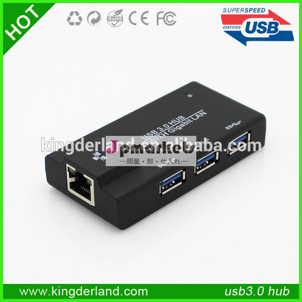 3ポートハブ付き1rj4510/100/1000ギガビットイーサネットlanネットワークアダプタを有線問屋・仕入れ・卸・卸売り