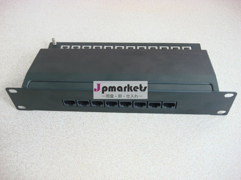 1u8ポートrj45cat5e/6/同封6autpパッチパネル問屋・仕入れ・卸・卸売り