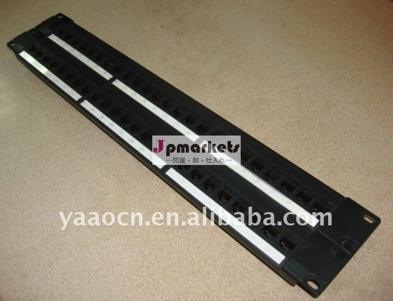 インチcat5e192u48ポートutpモジュラーパッチパネル問屋・仕入れ・卸・卸売り