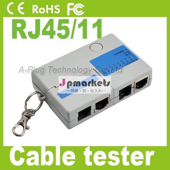 送料無料9ledミニrj45rj-45rj11cat5ネットワークlanケーブルテスターのツールキーリング付き220問屋・仕入れ・卸・卸売り