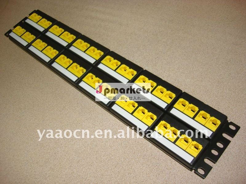 インチcat6192u48ポートutpモジュラーパッチパネル問屋・仕入れ・卸・卸売り