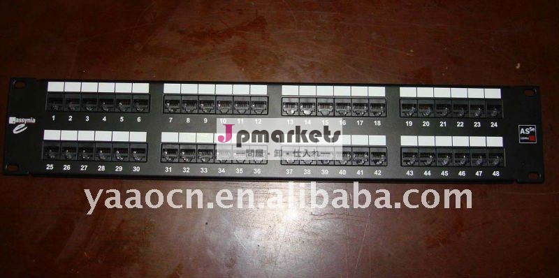 インチcat6192u48ポートutpパッチパネル問屋・仕入れ・卸・卸売り