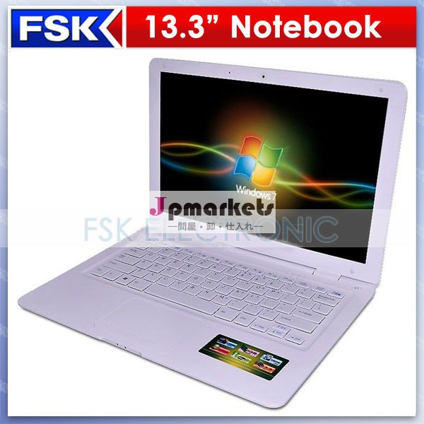 2014 安いドロップシッピングコンピュータ13.3d2500インチ原子デュアルコアoem金属notebookl安物買いラップトップの画面問屋・仕入れ・卸・卸売り