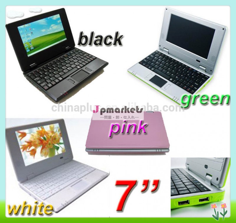 7" via88804.2512m/1gwifiアンドロイドラム4gbフラッシュ1.2ghzのcpu7インチミニノートpcウェブカメラ問屋・仕入れ・卸・卸売り