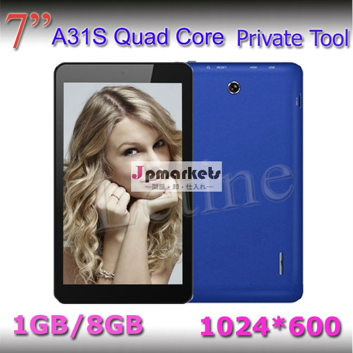 クアッドコアa31s7インチ外部3g4.4osアンドロイドデュアルカメラスマートフォン販売上のホット問屋・仕入れ・卸・卸売り