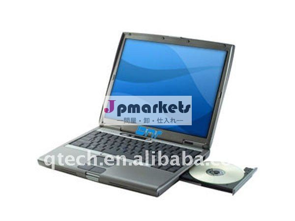 元の使用されたラップトップD600 14 " DVD-ROMのwifiの1024*768 Windows XP 512MB 60G Intelのペンティアム4問屋・仕入れ・卸・卸売り