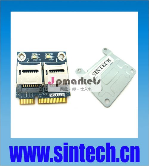 デュアルマイクロsdタスクフォース/sdhc/mpciepci-eミニpcieにsdxcメモリカードリーダーアダプター問屋・仕入れ・卸・卸売り