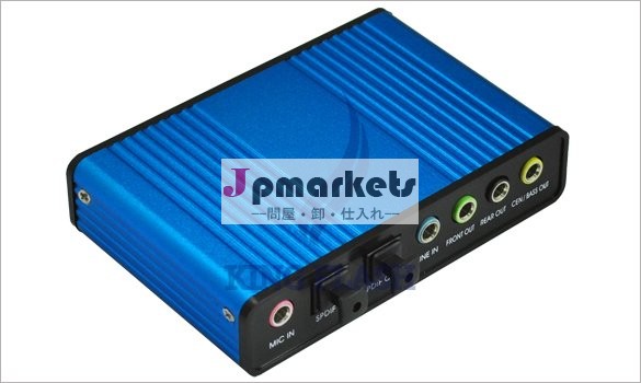 光オーディオ6チャネル5.1usbサウンドカードs/pdif問屋・仕入れ・卸・卸売り