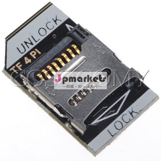 高品質ロープロファイルラズベリーπ- tfsdカードアダプターにmicrosdカードアダプターの4gsdカードコネクタ問屋・仕入れ・卸・卸売り