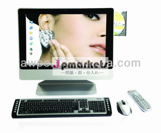 最高のデスクトップコンピュータの2013タッチパネルpcのマルチ- タッチlcd19'' すべて一台のpcで問屋・仕入れ・卸・卸売り