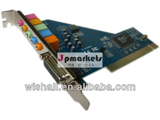 工場供給2014年pci製品6- チャンネルのサウンドカード、 cmi8738サウンドカードを6chの問屋・仕入れ・卸・卸売り