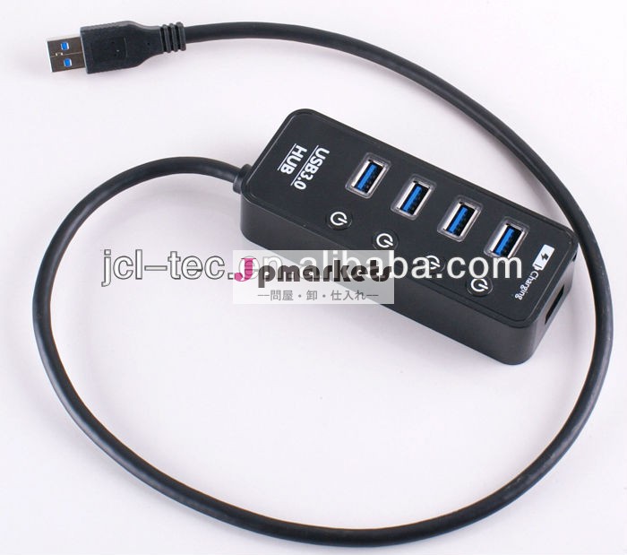 黒43.0ポートusbハブusb+急速充電コンピュータ/錠剤ハブアダプタ問屋・仕入れ・卸・卸売り
