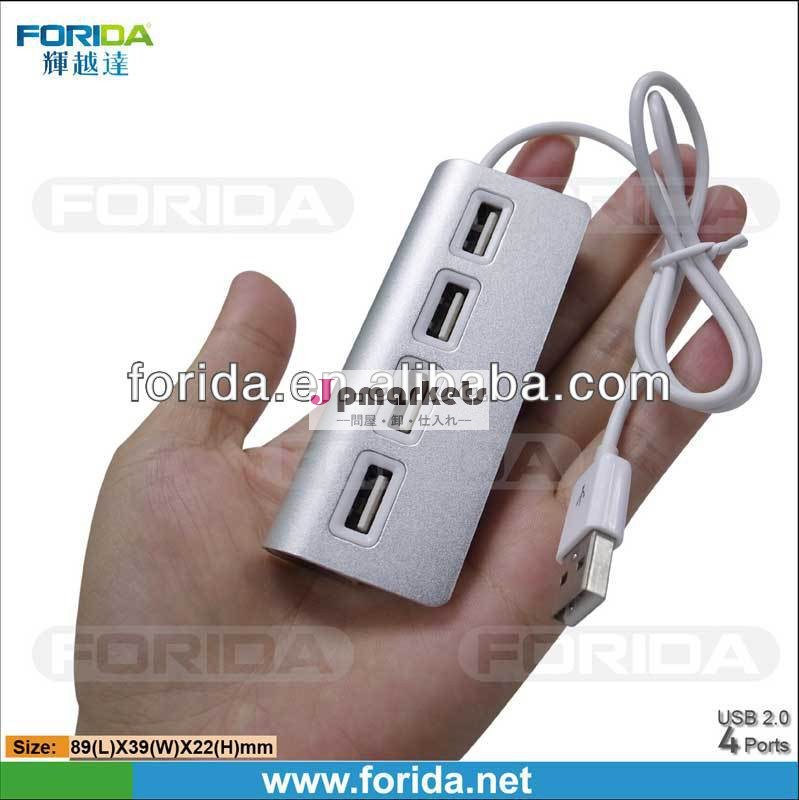 三角形usb2014-hotalumnium合金2.0ハブなしで- スリップパッドのための高- エンド市場問屋・仕入れ・卸・卸売り