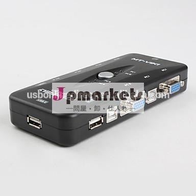 手動式usb2.04ポートkvmスイッチのビデオvgaモニター( ×1440max)問屋・仕入れ・卸・卸売り
