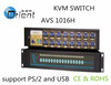 ポートusbs16・ps/2kvmスイッチに接続し15"、 17''、 kvm19''問屋・仕入れ・卸・卸売り