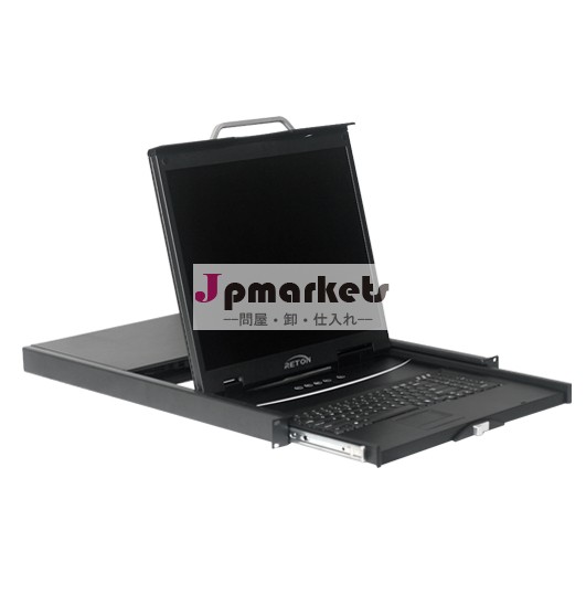 1ポット19" ラックマウントlcdコンソール- ps/2,ac電源問屋・仕入れ・卸・卸売り