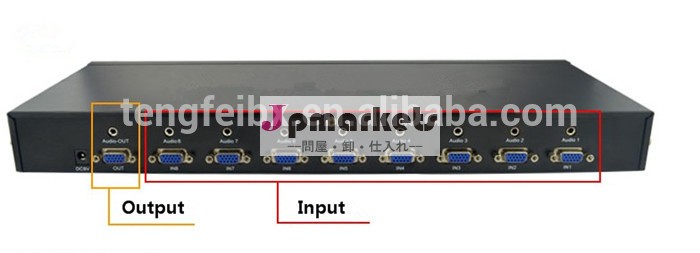 売れ筋製品2014年2/4/8/16ポートusbkvmスイッチ( 4入力1出力)問屋・仕入れ・卸・卸売り