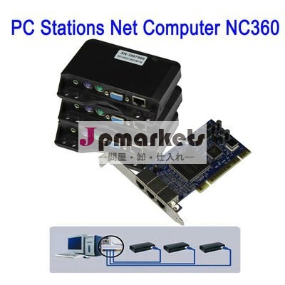 PCは純コンピュータNC360のマルチユーザーネットワークの計算ターミナルを、伸ばすユーザーを配置する: 3単位は、間隔を拡張する: 10m問屋・仕入れ・卸・卸売り