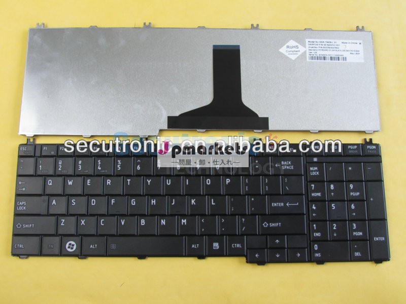 たちのラップトップのキーボード　東芝サテライトc650c660l650l655l670l675l775黒問屋・仕入れ・卸・卸売り
