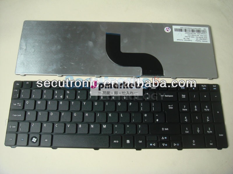 英国のラップトップのキーボードのためのaceraspire580058105810トン5738553655425542g5410t57395732z5739g73317535黒問屋・仕入れ・卸・卸売り