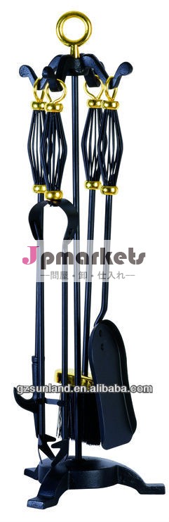 暖炉ツール、 真鍮メッキ・黒問屋・仕入れ・卸・卸売り