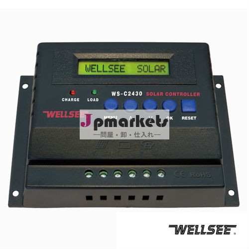 太陽エネルギー機器用ソーラー充電コントローラpwm12v/24v20a/30a太陽電池パネル問屋・仕入れ・卸・卸売り
