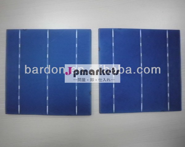 高効率三重接合太陽電池チップ価格のサイズ6x6のインチ125×125( 156mmx156mm) 10mwのためのソーラーシステム問屋・仕入れ・卸・卸売り