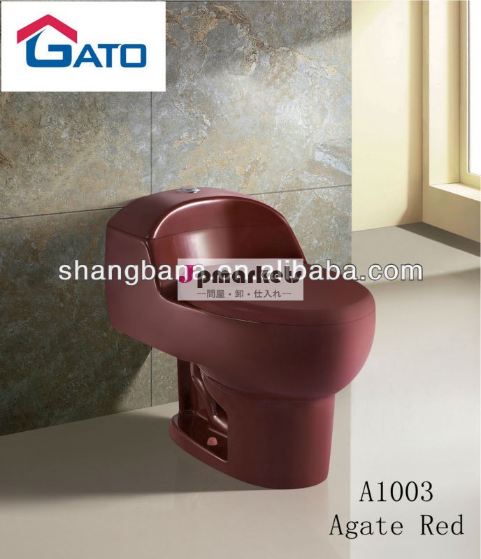 中国の製造元セラミックトイレサイフォンのピース- 1a1003赤のトイレ問屋・仕入れ・卸・卸売り