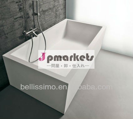 人造石の浴槽長方形、 のバスタブ卸売( ヨーロッパスタイル) bs- 8614問屋・仕入れ・卸・卸売り
